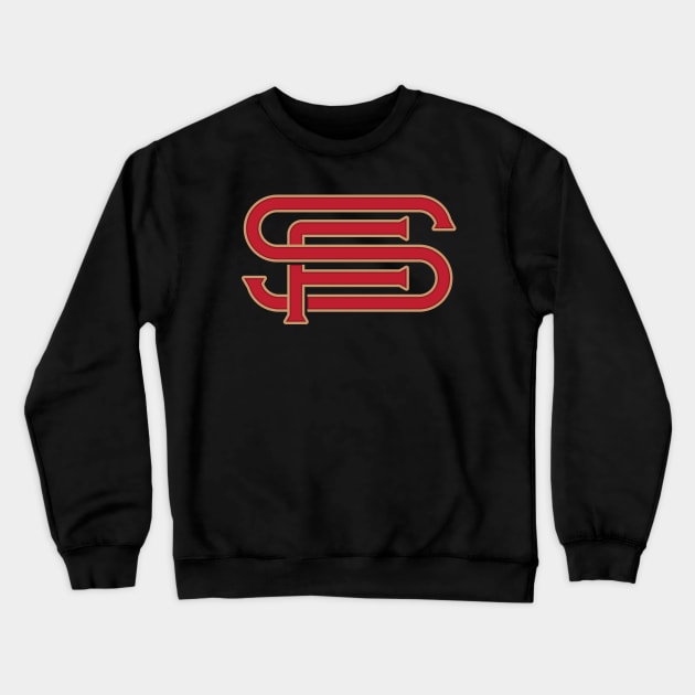 San Fransisco Monogram Crewneck Sweatshirt by graphictone